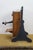Wood Antique Sears Roebuck & Co Oak Hand Crank Wall Telephone Phone on Stand 24" For Sale - Image 7 of 18