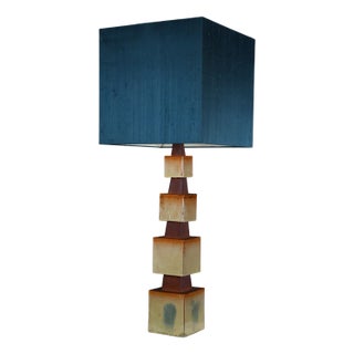 Sculptural Ceramic Table Lamp, 1960s For Sale