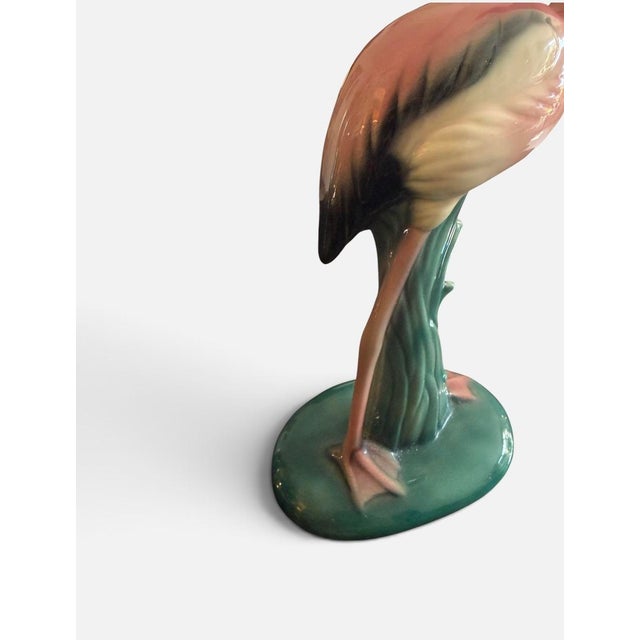 1940s Vintage 1940’s MCM Will George Ceramic Flamingo Statue For Sale - Image 5 of 12