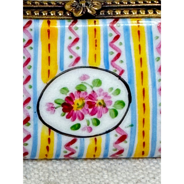 Vintage Limoges Purse Box For Sale - Image 10 of 11