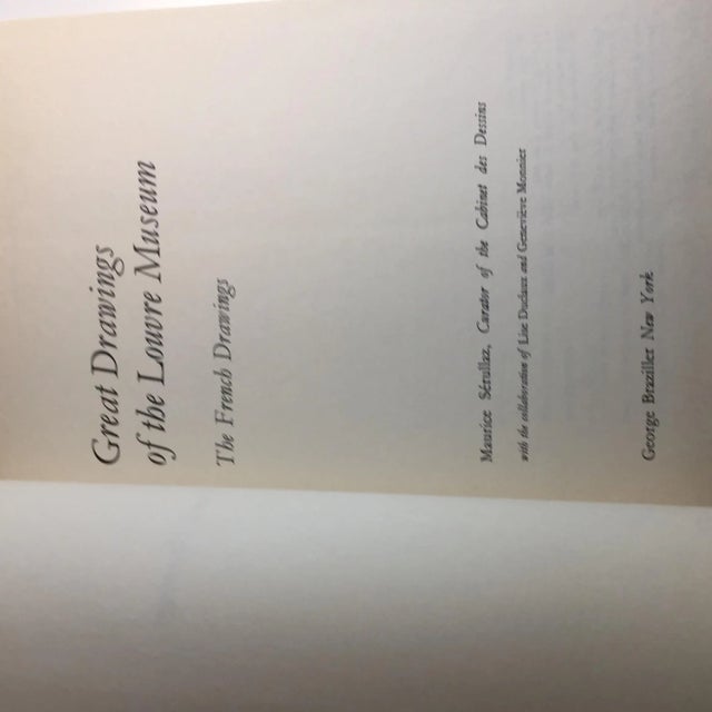 French Great Drawings of the Louvre Museum French 1968 For Sale - Image 3 of 10