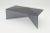 Bronze Satin Glass Poly Square Coffee Table by Sebastian Scherer For Sale - Image 6 of 7