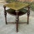 Antique English Walnut End Table With Brass Top For Sale - Image 12 of 12