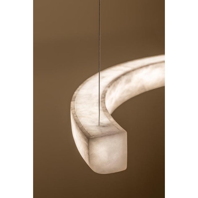 Kleo Pendant Lamp by United Alabaster For Sale - Image 6 of 11
