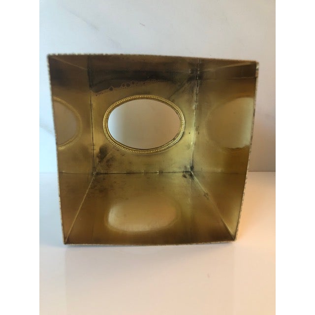 Early 20th Century Hollywood Regency Shell Motif Tissue Box Cover For Sale - Image 5 of 7