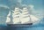 19th-Century Clipper Ship Sailing Vessel Marine Art, Giclee Print on Board 19th-Century Clipper Ship Sailing Vessel Marine...