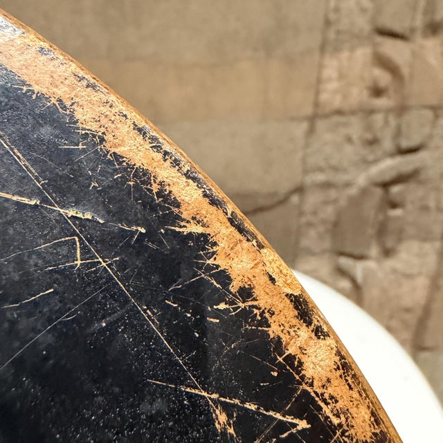 Mid-Century Round Teak Wood Serving Tray Japan Scandinavian Design For Sale - Image 9 of 11