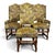 Louis XIII Chairs in Turned Walnut with Foliage Fabric, Set of 6 For Sale - Image 6 of 6