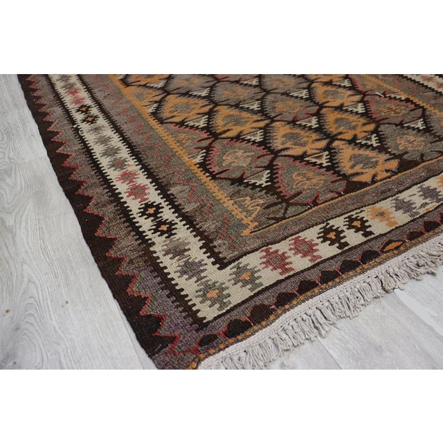 Caucasian Kilim Rug, 1920s For Sale - Image 13 of 15