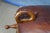 Mid 20th Century Moroccan Leather Saddle Camel Stool Foot Rest Ottoman Pouf Bench Seat For Sale - Image 13 of 14