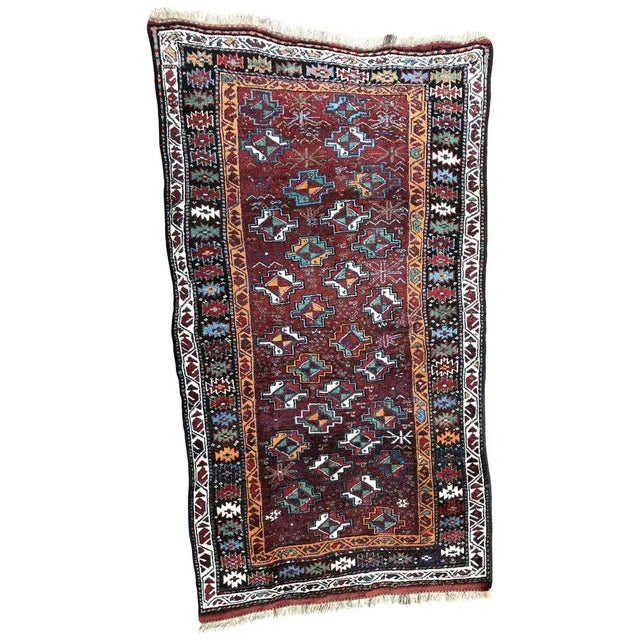 Antique Kurdish Kazak Back For Sale - Image 12 of 12