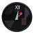 1986 Nicolai Canetti Modern Time Postmodern Wall Clock For Sale