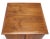Mid-Century Modern Vintage Mid Century Cube Shape Walnut End or Side Table With Cabinet For Sale - Image 3 of 9