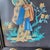 Black Vintage Geisha Painted on Black Felt in Matching Frames 1950s - Set of 2 For Sale - Image 8 of 12