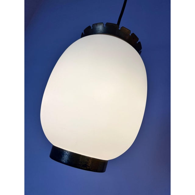 Hanging Lamp Kina by Bent Karlby For Sale - Image 9 of 11
