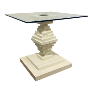 Theodore Alexander Modern Cream Stacked Nadia Center Table