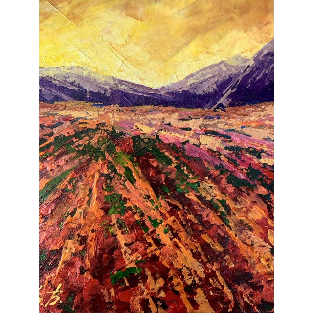 Oil Painting Mountain Sunset v. Zadorozhnya For Sale - Image 10 of 12