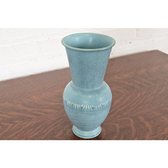 Rookwood Pottery Rookwood Pottery Arts & Crafts Glazed Ceramic Vase, 1934 For Sale - Image 4 of 12