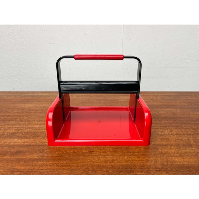 Black Vintage Italian Napkin Holder from Scaroni, 1980s For Sale - Image 8 of 18