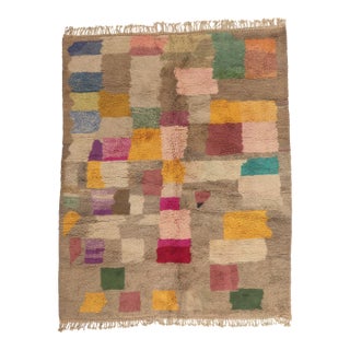 Contemporary Beni Mrirt Moroccan Rug, 09'03 X 11'07 For Sale