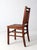 Brown Vintage Arts & Crafts Slat Back Wooden Chair For Sale - Image 8 of 12