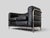 Animal Skin Italian Onda Black Leather Sofa by De Pas, Durbino and Lomazzi for Zanotta, 1995 For Sale - Image 7 of 18