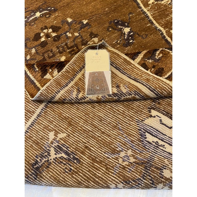 Antique Chinese Small Rug For Sale - Image 4 of 9