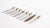 Transparent Vintage Lucite Handled Stainless Steel Table Knives - Set of 8 For Sale - Image 8 of 8