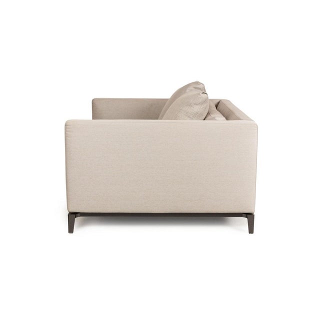 Andersen Lovechair in Beige Fabric from Minotti For Sale - Image 10 of 11
