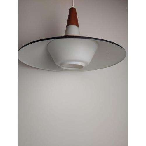 Metal Vintage Danish Pendant Lamp, Denmark, 1960 For Sale - Image 7 of 10