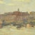 Riccardo Viriglio, Darsena di San Marco, Oil Painting on Cardboard For Sale - Image 4 of 13