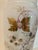 Vintage Bristol Glass Vase. White frosted glass with hand-painted floral design. Accented with gold. Victorian era/turn of...