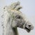 1960s Immense Vintage Cast Cement, Concrete Horse Head Sculpture For Sale - Image 12 of 14