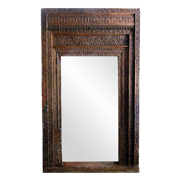 Vintage Old Door Mirror Frame Chairish