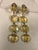 1960s Pair of Austrian Yellow Floral Lucite Dangle Earrings For Sale - Image 4 of 9