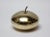 Mid-Century Italian Modern brass snack/candy/serving dish with lidded top formed to resemble an apple. This is a shorter,...