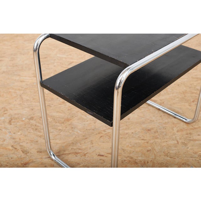 Model B12 Shelf in Chrome-Plated Tubular Steel by Marcel Breuer, 1928 For Sale - Image 9 of 15