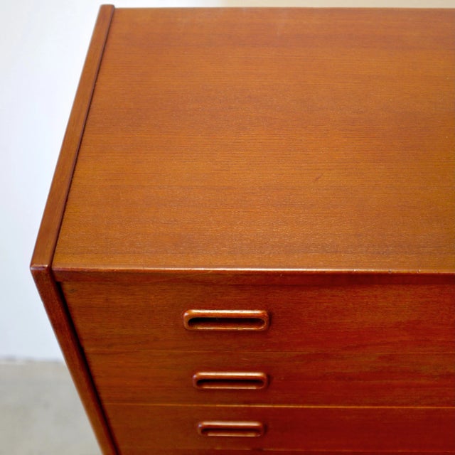 Mogens Kold Danish Teak 7 Drawer Dresser Designed by Arne Hovmand-Olsen For Sale - Image 12 of 14
