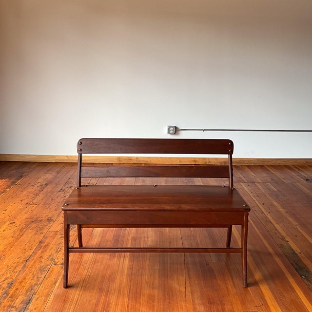 19th Century Rustic Farmhouse Bench For Sale In Portland, OR - Image 6 of 14
