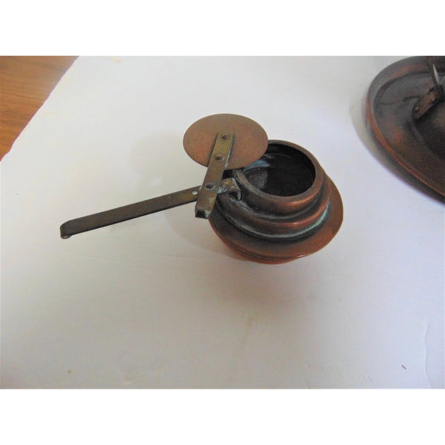Early 20th Century Arts & Craft Style Copper Chaffing Dish For Sale - Image 5 of 9