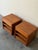 Mid-Century Modern Mid 20th Century Scandinavian Teak Nightstands Bedside Tables W Drawer Shelf, 2 Pieces For Sale - Image 3 of 10