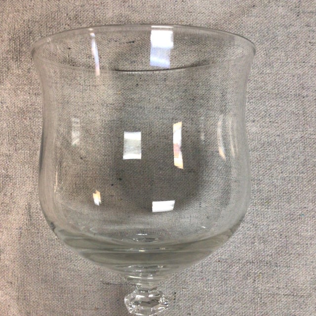 Schott-Zwiesel Crystal Water Goblets-Set of 8 For Sale - Image 12 of 12