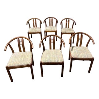 Set of Six Scandinavian Modern Dining Chairs by D-Scan, 1980 For Sale