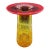 Contemporary Gorgeous Designs Amberina Vase For Sale