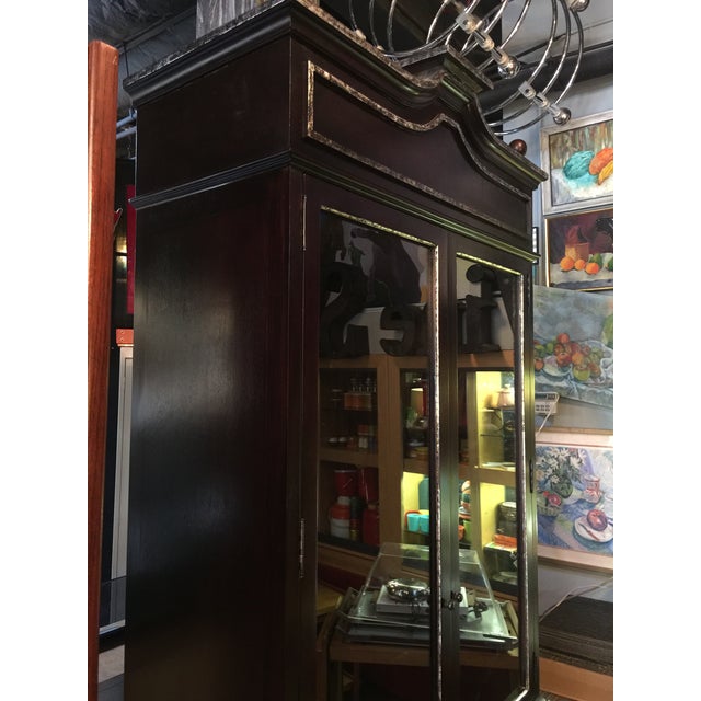 Oly Studio Oly Studio Dominique Tall Glass Front Hutch Cabinet For Sale - Image 4 of 13