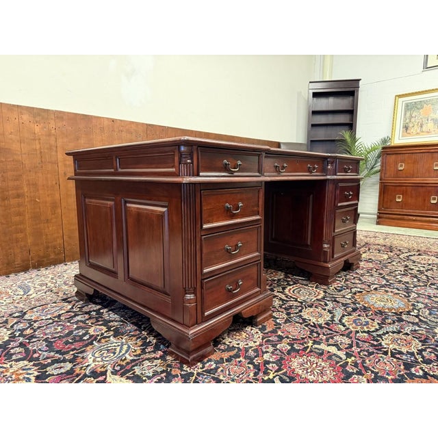 English Desk in Mahogany For Sale - Image 5 of 18