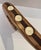 1990s Two-Tone Wood Carved Tea Light Candle Holder For Sale - Image 5 of 9