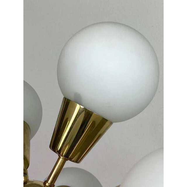 1960s Mid-Century Modern Sputnik Pendant by Lustry Kamencký Šenov, 1960s For Sale - Image 5 of 9