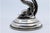 Mythological Figure Candlestick in Silver on Pearly Base For Sale - Image 3 of 9