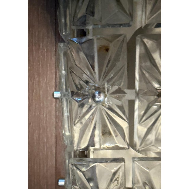 1960s Mid Century Modern Crystal East German DDR Veb Narva Leuchten Wall Lamps - a Pair For Sale - Image 15 of 15
